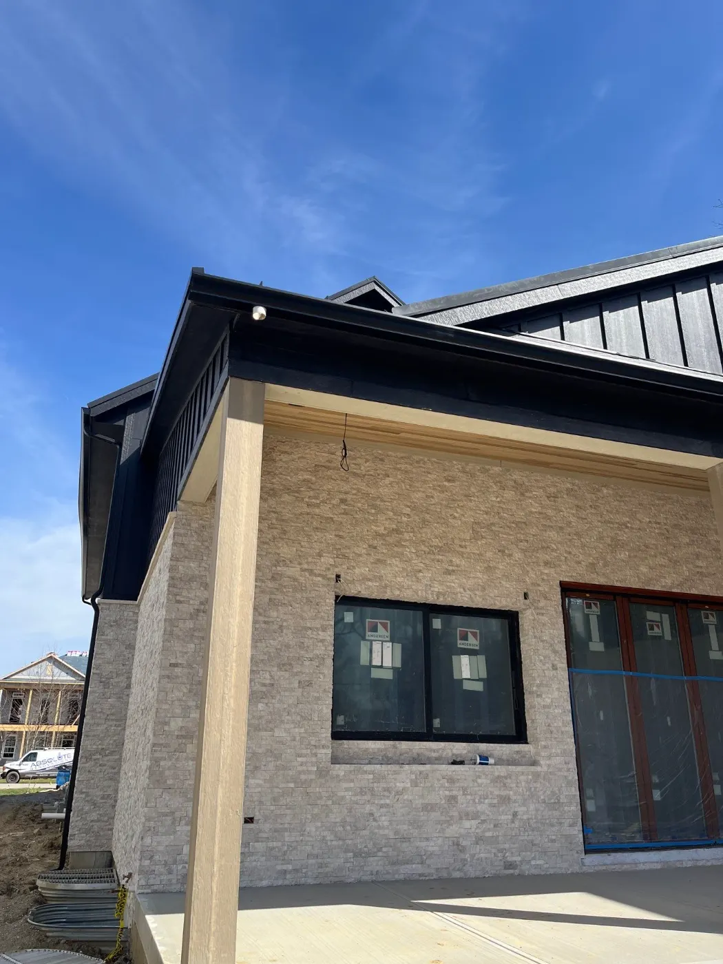 Flashing and seam work in East Harbour